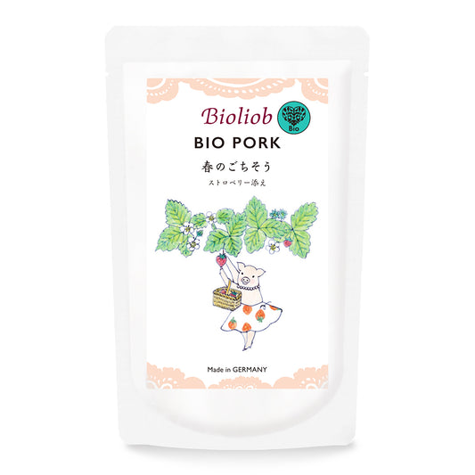 《お買い得・10%OFF対象商品》【Bioliob/ビオリオーブ】ビオ ポーク 春のごちそう ストロベリー添え 120g(煮汁含む)