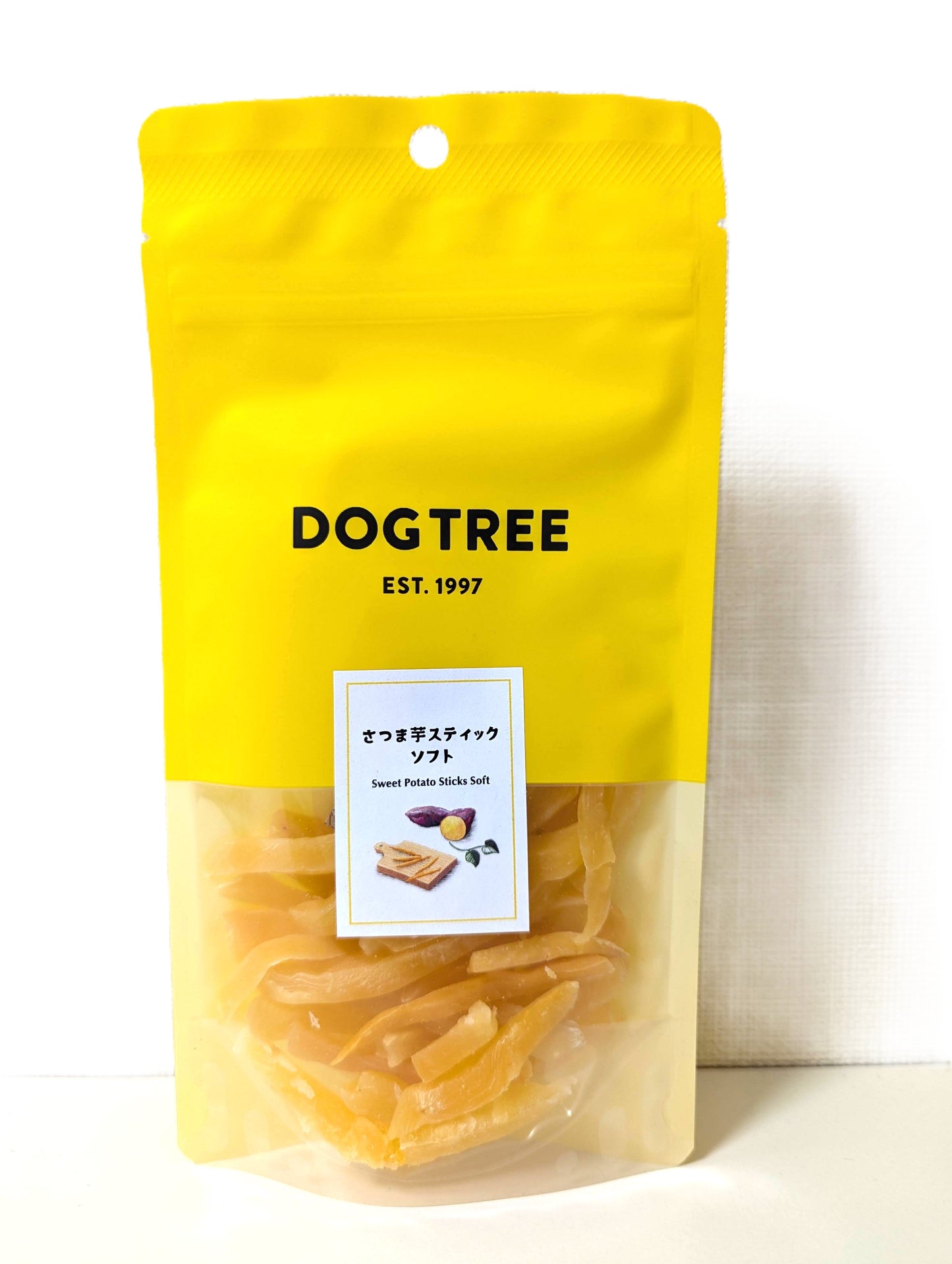《お買い得・10%OFF対象商品》【DOGTREE】さつま芋スティックソフトM(約60g)