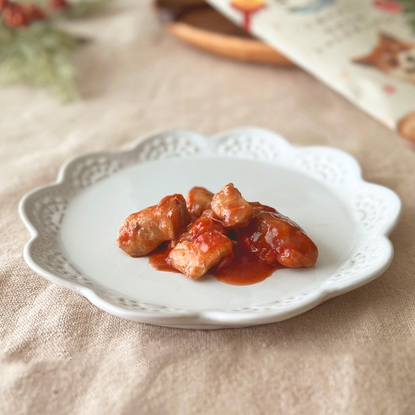《お買い得・20%OFF対象用品》【きなり】午後のおやつ やわらかトマトチキングリル76g